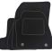 Black Carpet Car Mats with Black Trim