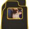 Heelpad Pug on a Set of Kia Picanto Mats