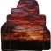 A Beautiful Landscape with a Stunning Sunset on a Full Set of Volkswagen Tiguan Mats
